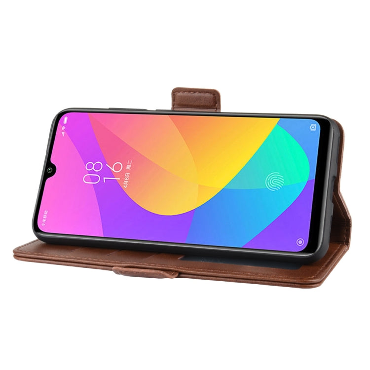 Dual-side Magnetic Buckle Horizontal Flip Leather Case for Xiaomi Mi CC9e / Mi A3, with Holder & Card Slots & Wallet & Photo Frame