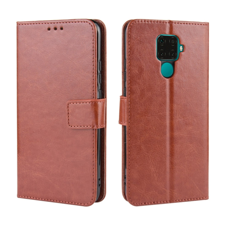 Retro Crazy Horse Texture Horizontal Flip Leather Case for Huawei Nova 5i Pro/Mate 30 Lite , with Holder & Card Slots & Photo Frame