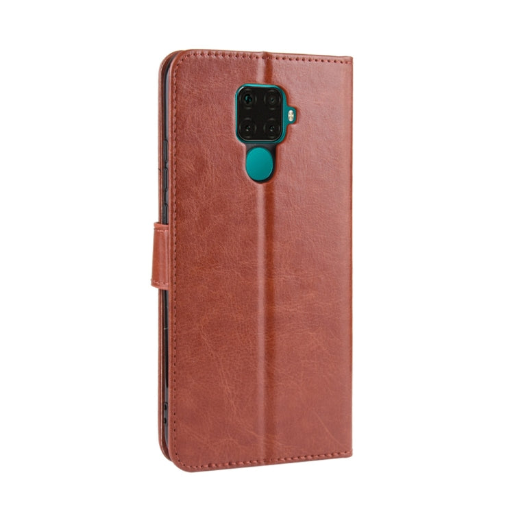 Retro Crazy Horse Texture Horizontal Flip Leather Case for Huawei Nova 5i Pro/Mate 30 Lite , with Holder & Card Slots & Photo Frame