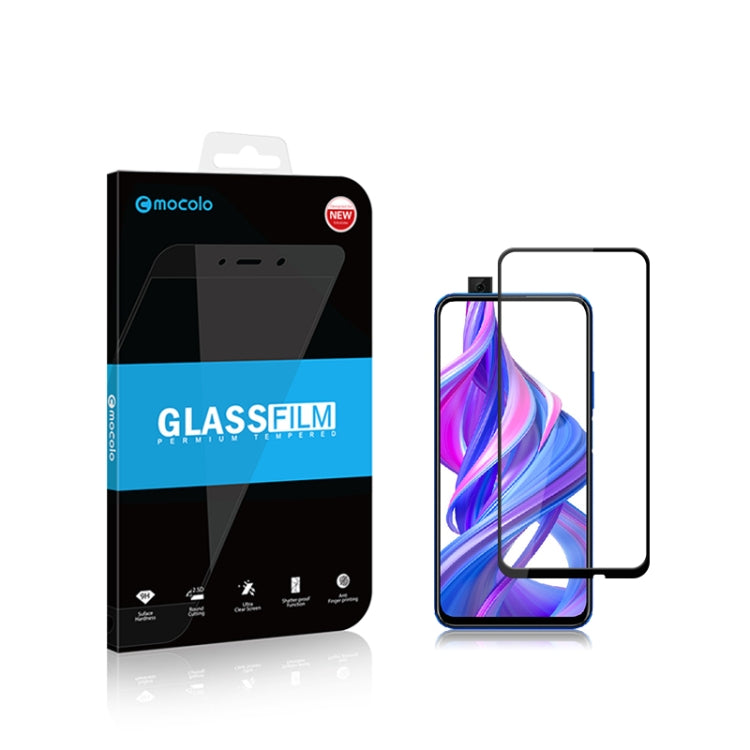 2PCS mocolo 0.33mm 9H 2.5D Full Glue Tempered Glass Film for Huawei Honor 9X