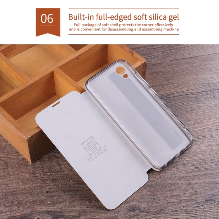 MOFI Rui Series Classical Leather Flip Leather Case With Bracket Embedded Steel Plate All-inclusive for Huawei Honor8S / Y5 2019(Black)