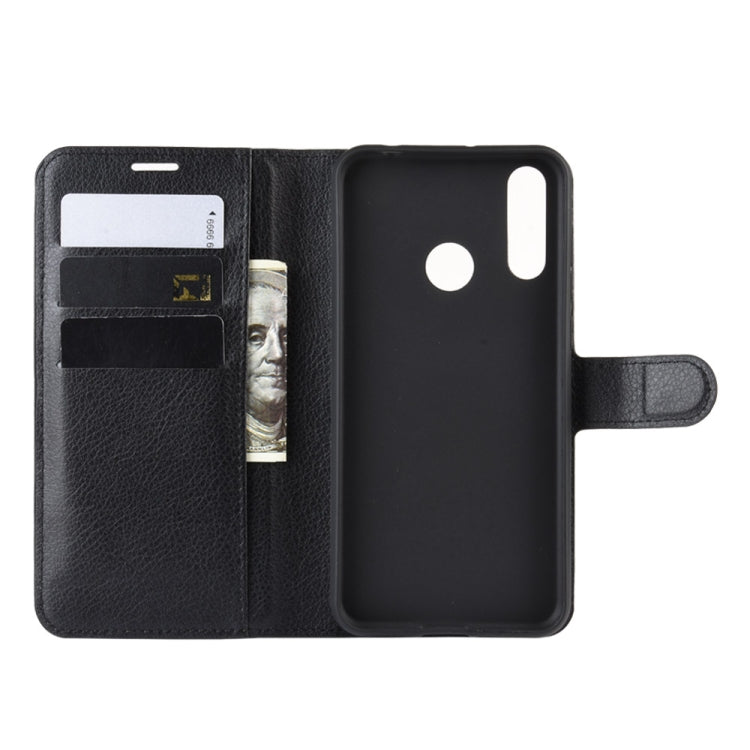 Litchi Texture Horizontal Flip Leather Case for LG W30, with Wallet & Holder & Card Slots