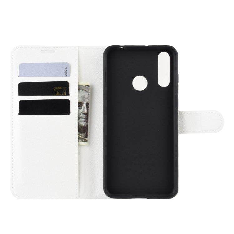 Litchi Texture Horizontal Flip Leather Case for LG W30, with Wallet & Holder & Card Slots