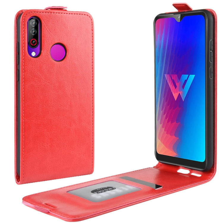 Crazy Horse Vertical Flip Leather Protective Case for LG W30
