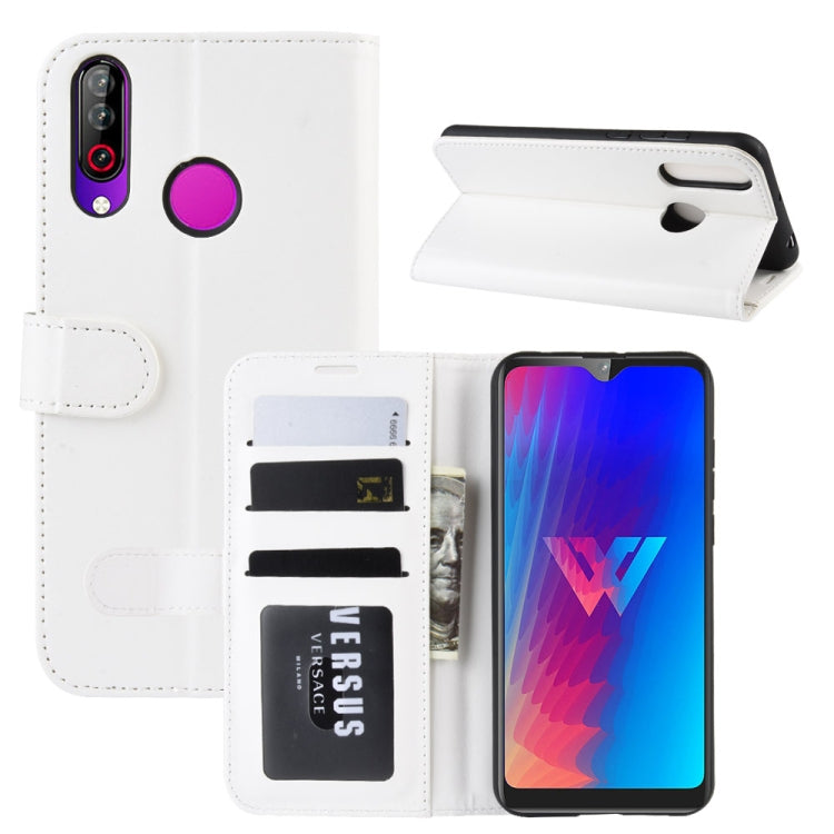 R64 Texture Single Fold Horizontal Flip Leather Case for LG W30, with Holder & Card Slots & Wallet