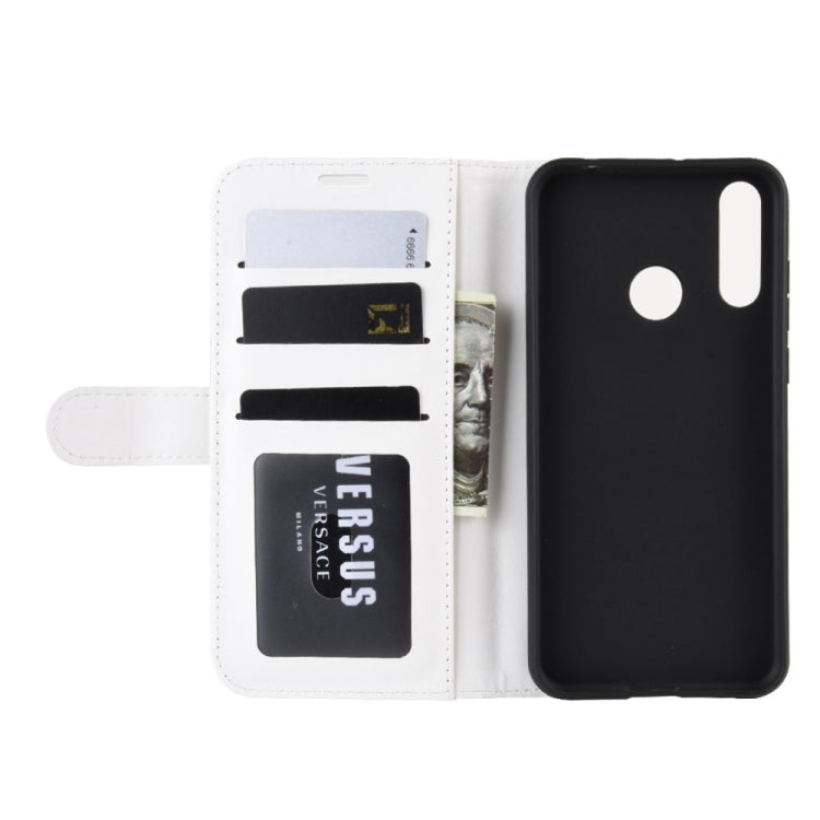 R64 Texture Single Fold Horizontal Flip Leather Case for LG W30, with Holder & Card Slots & Wallet