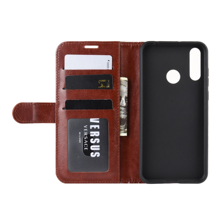 R64 Texture Single Fold Horizontal Flip Leather Case for LG W30, with Holder & Card Slots & Wallet