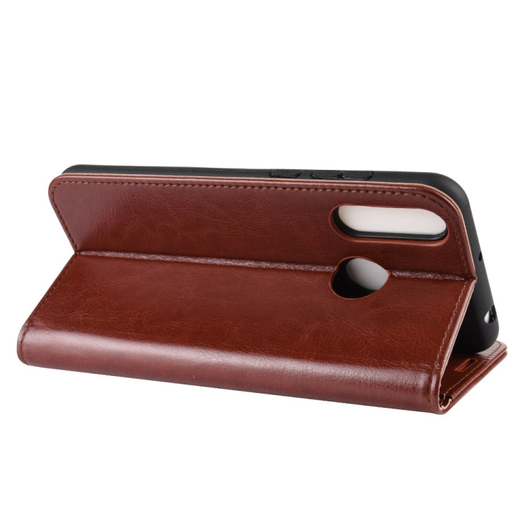 R64 Texture Single Fold Horizontal Flip Leather Case for LG W30, with Holder & Card Slots & Wallet