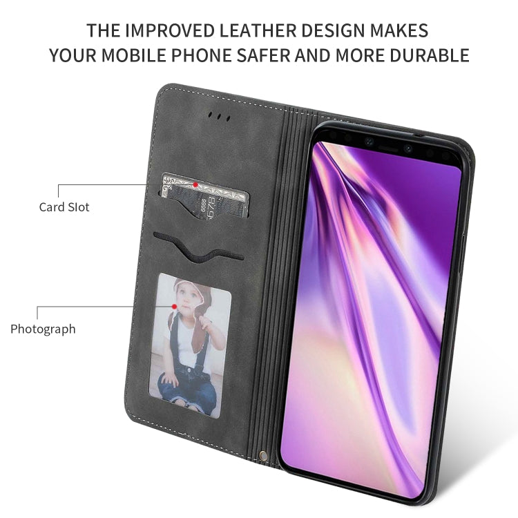 Retro Skin Feel Business Magnetic Horizontal Flip Leather Case for Google Pixel 4XL