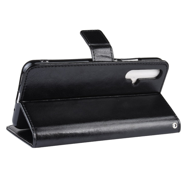 Retro Crazy Horse Texture Horizontal Flip Leather Case for HUAWEI Honor 20 , with Holder & Card Slots & Photo Frame