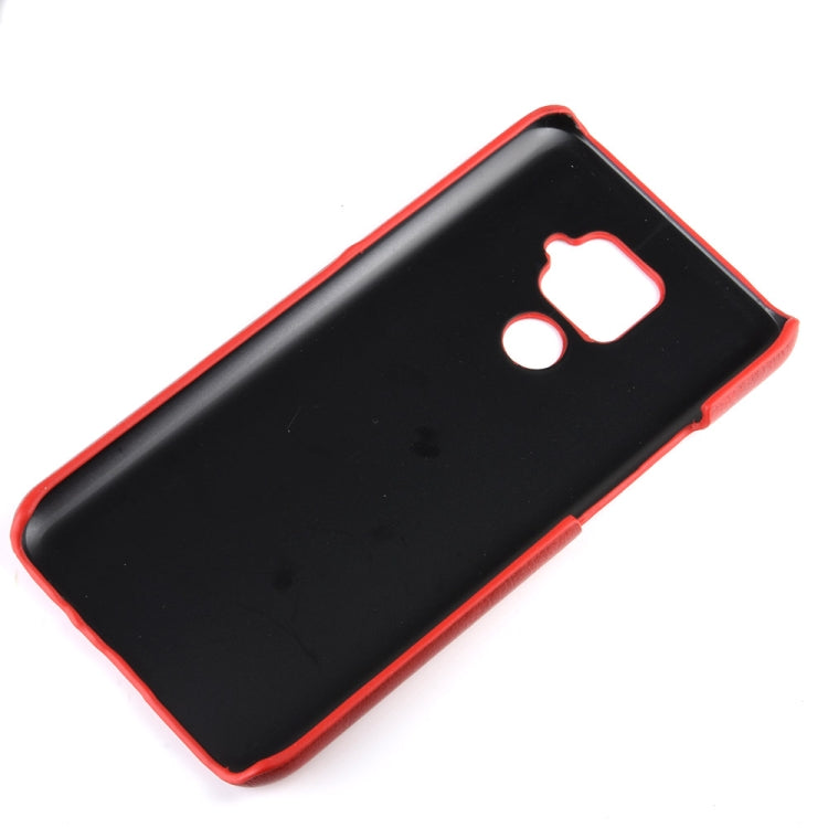 Shockproof Litchi Texture PC + PU Case For Huawei Nova 5i Pro / Mate 30 Lite