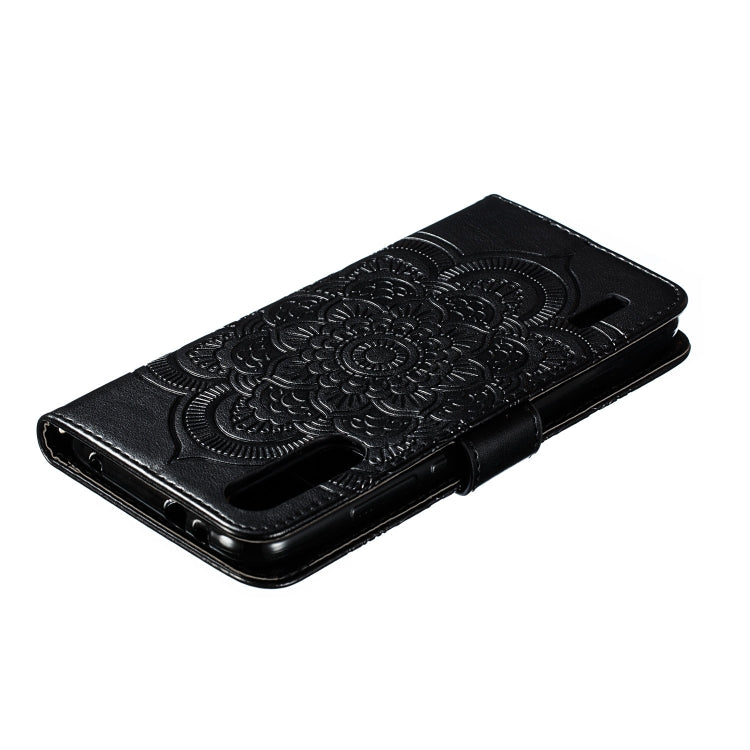 Mandala Embossing Pattern Horizontal Flip Leather Case for Xiaomi Mi CC9e / A3, with Holder & Card Slots & Wallet & Photo Frame & Lanyard