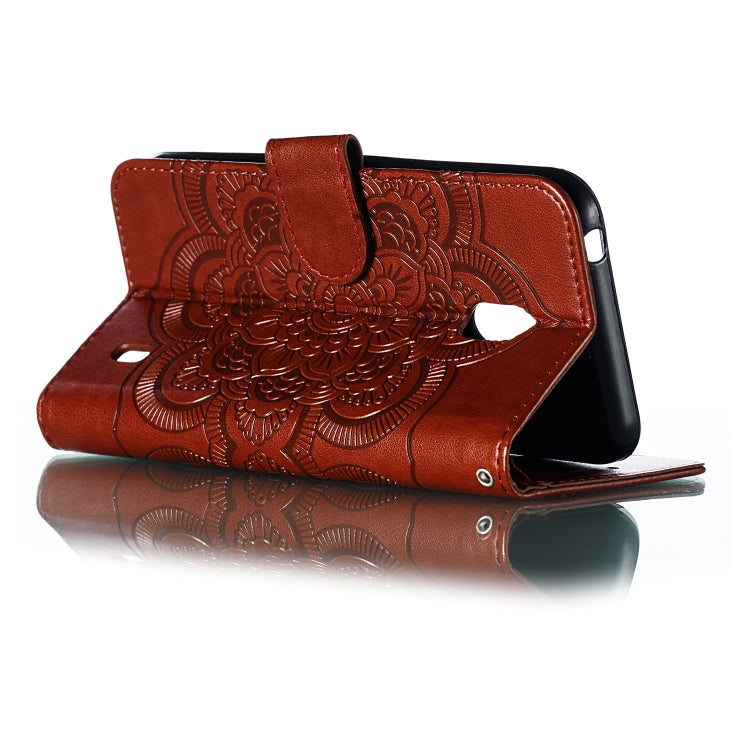 Mandala Embossing Pattern Horizontal Flip Leather Case for Xiaomi Mi CC9e / A3, with Holder & Card Slots & Wallet & Photo Frame & Lanyard