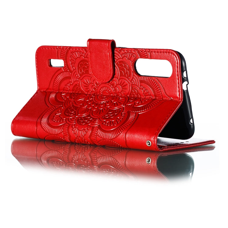 Mandala Embossing Pattern Horizontal Flip Leather Case for Xiaomi Mi CC9e / A3, with Holder & Card Slots & Wallet & Photo Frame & Lanyard