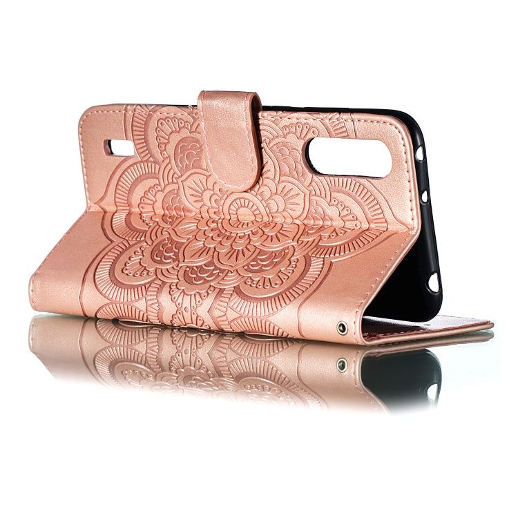 Mandala Embossing Pattern Horizontal Flip Leather Case for Xiaomi Mi CC9, with Holder & Card Slots & Wallet & Photo Frame & Lanyard