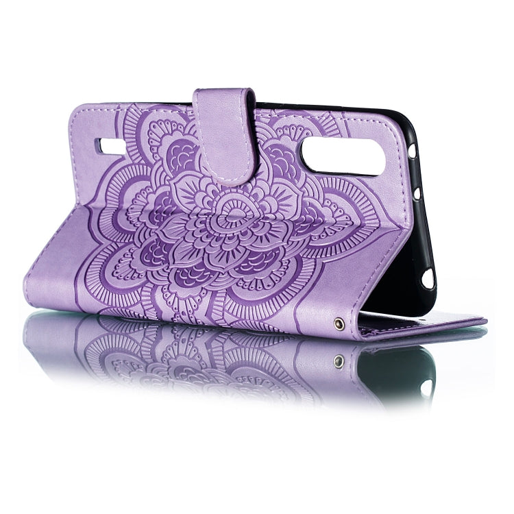 Mandala Embossing Pattern Horizontal Flip Leather Case for Xiaomi Mi CC9, with Holder & Card Slots & Wallet & Photo Frame & Lanyard