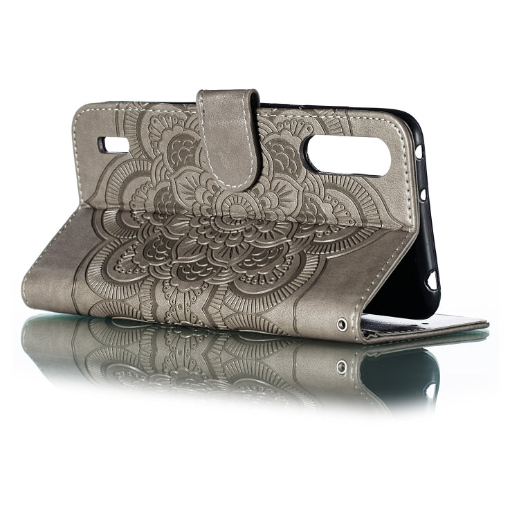 Mandala Embossing Pattern Horizontal Flip Leather Case for Xiaomi Mi CC9, with Holder & Card Slots & Wallet & Photo Frame & Lanyard
