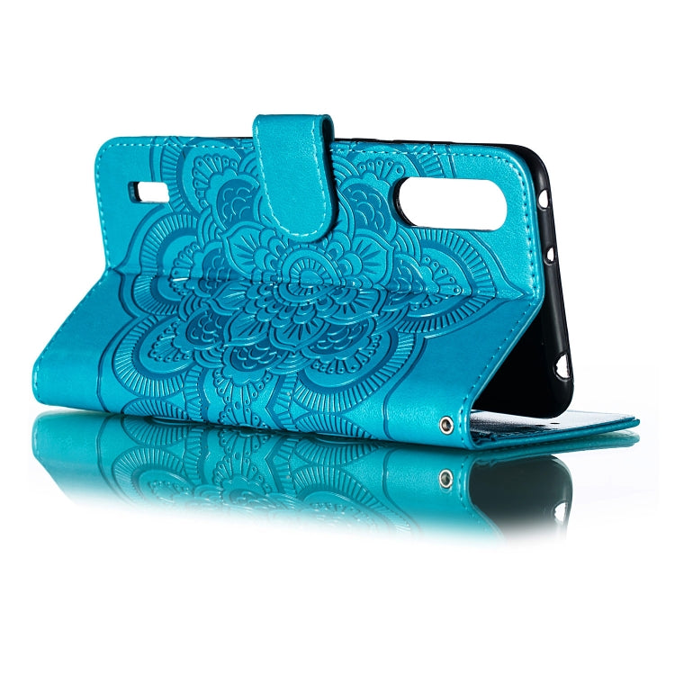 Mandala Embossing Pattern Horizontal Flip Leather Case for Xiaomi Mi CC9, with Holder & Card Slots & Wallet & Photo Frame & Lanyard