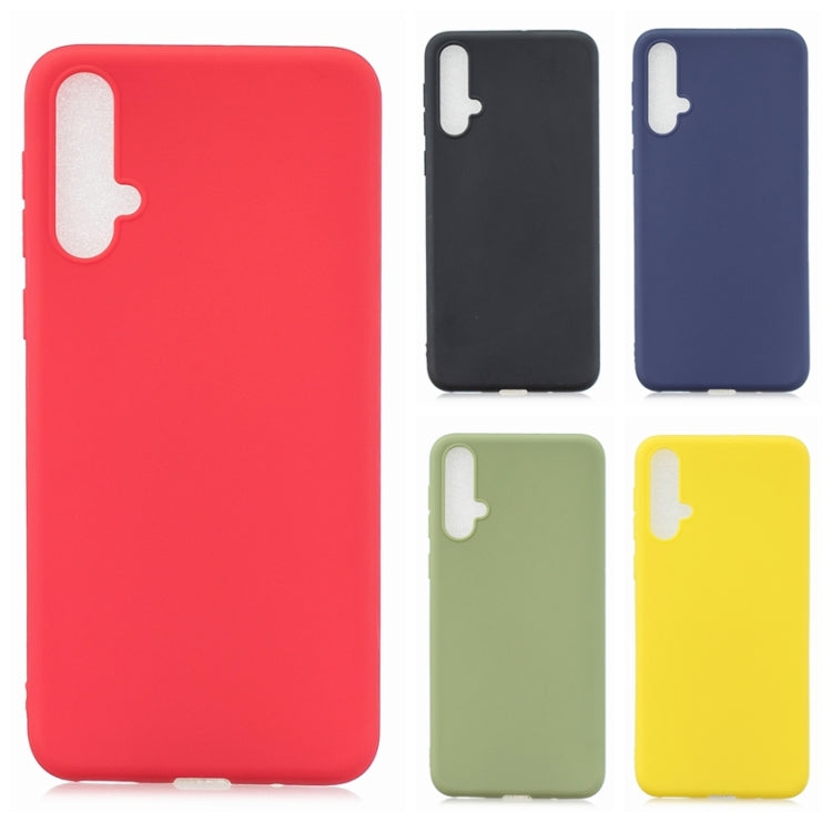 Frosted Solid Color TPU Protective Case for Huawei Nova 5 / Nova 5 Pro