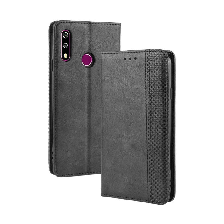 Magnetic Buckle Retro Crazy Horse Texture Horizontal Flip Leather Case for LG W10,with Holder & Card Slots & Photo Frame