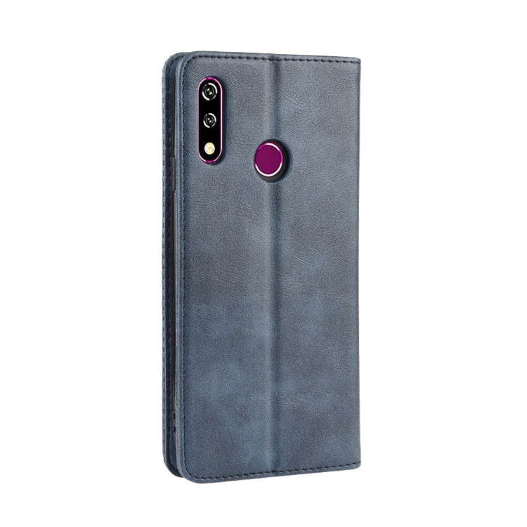 Magnetic Buckle Retro Crazy Horse Texture Horizontal Flip Leather Case for LG W10,with Holder & Card Slots & Photo Frame