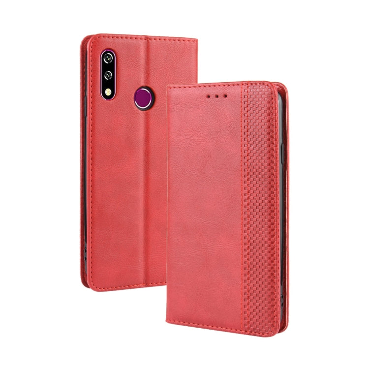 Magnetic Buckle Retro Crazy Horse Texture Horizontal Flip Leather Case for LG W10,with Holder & Card Slots & Photo Frame