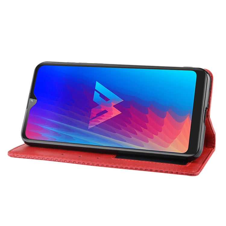 Magnetic Buckle Retro Crazy Horse Texture Horizontal Flip Leather Case for LG W30,with Holder & Card Slots & Photo Frame