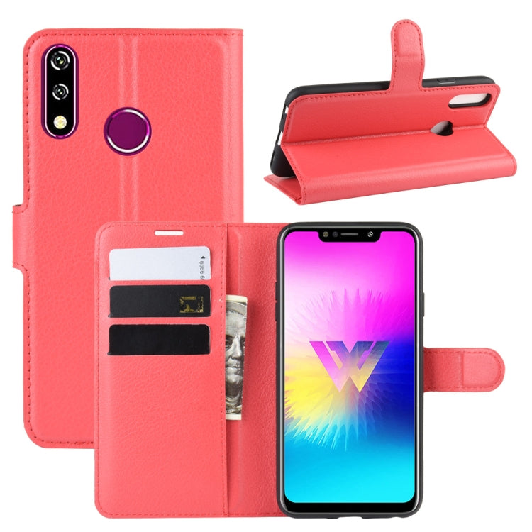 Litchi Texture Horizontal Flip Leather Case for LG W10, with Wallet & Holder & Card Slots