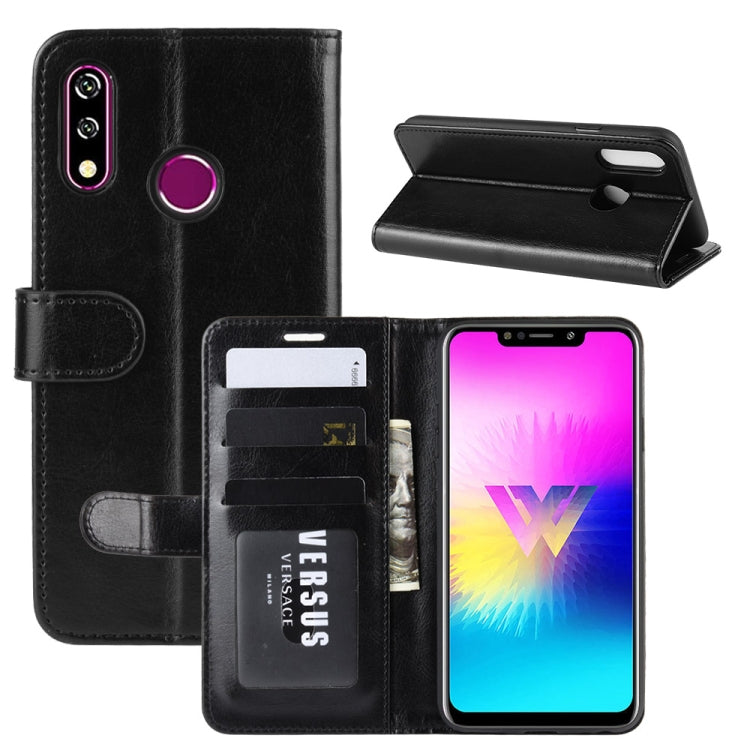 R64 Texture Single Fold Horizontal Flip Leather Case for LG W10, with Holder & Card Slots & Wallet