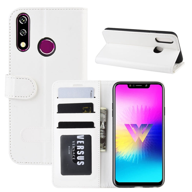 R64 Texture Single Fold Horizontal Flip Leather Case for LG W10, with Holder & Card Slots & Wallet