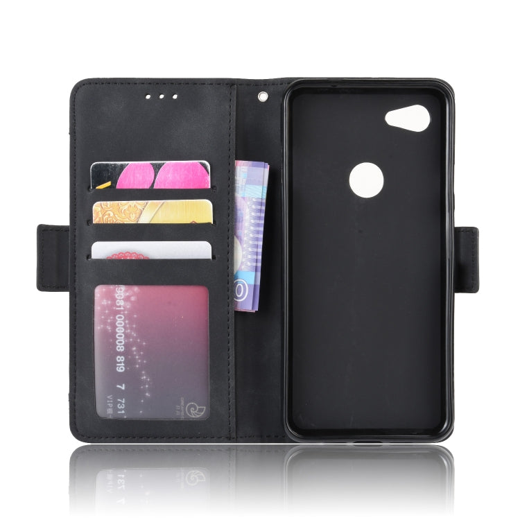 Wallet Style Skin Feel Calf Pattern Leather Case For Google Pixel 3a XL,with Separate Card Slot