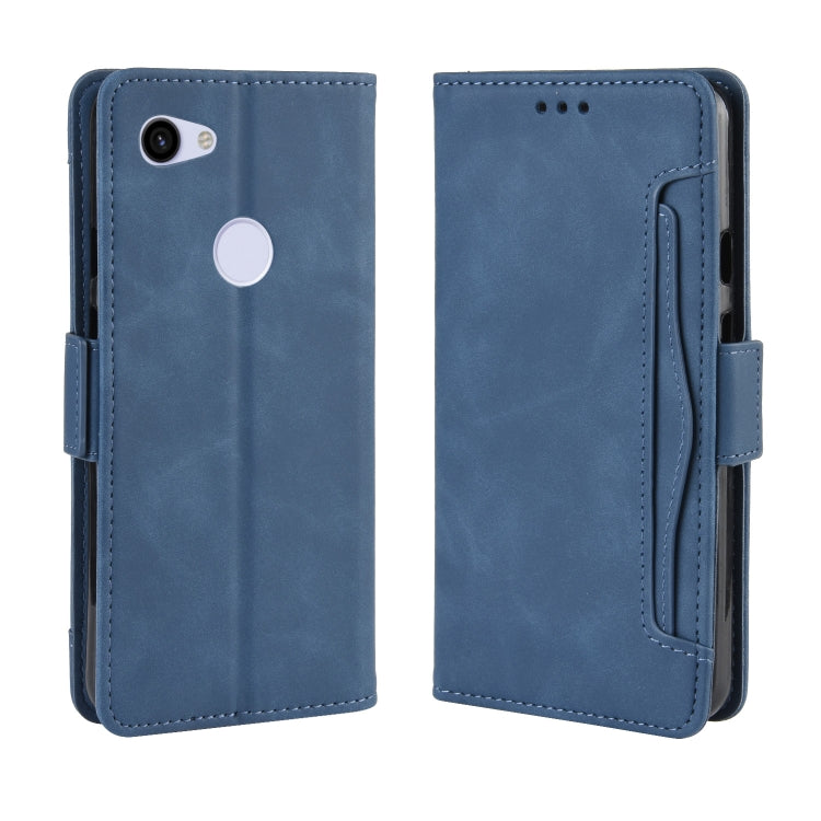 Wallet Style Skin Feel Calf Pattern Leather Case For Google Pixel 3a XL,with Separate Card Slot