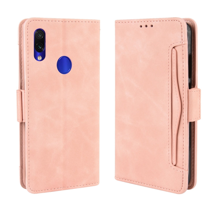 Wallet Style Skin Feel Calf Pattern Leather Case For Xiaomi Redmi Note 7 / Note 7 Pro / Note 7S,with Separate Card Slot