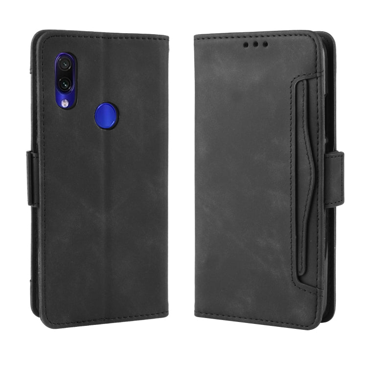 Wallet Style Skin Feel Calf Pattern Leather Case For Xiaomi Redmi 7,with Separate Card Slot