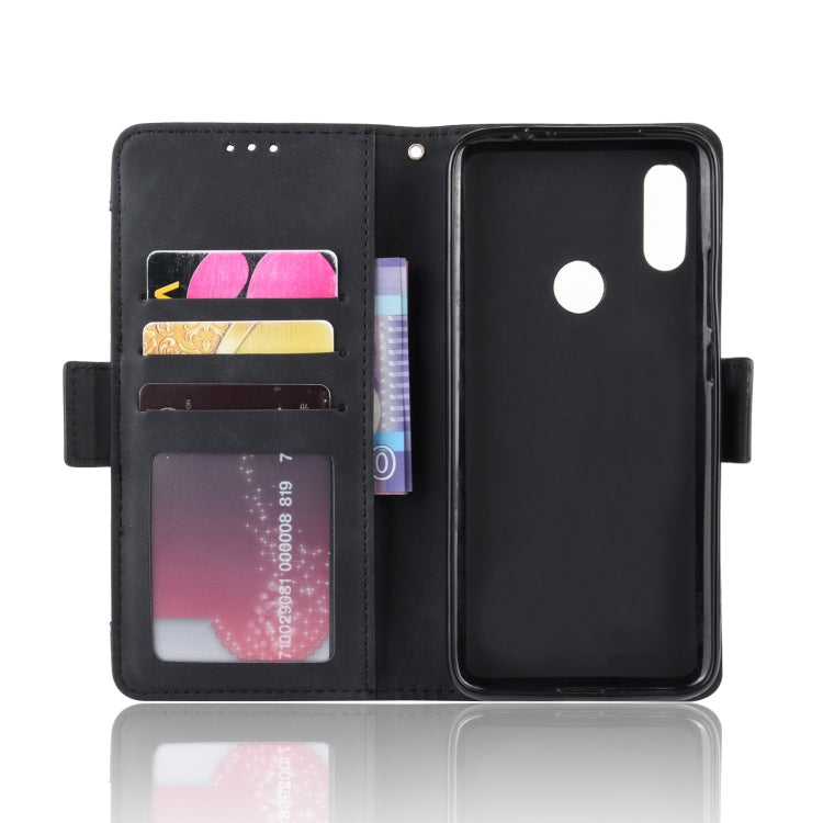 Wallet Style Skin Feel Calf Pattern Leather Case For Xiaomi Redmi 7,with Separate Card Slot