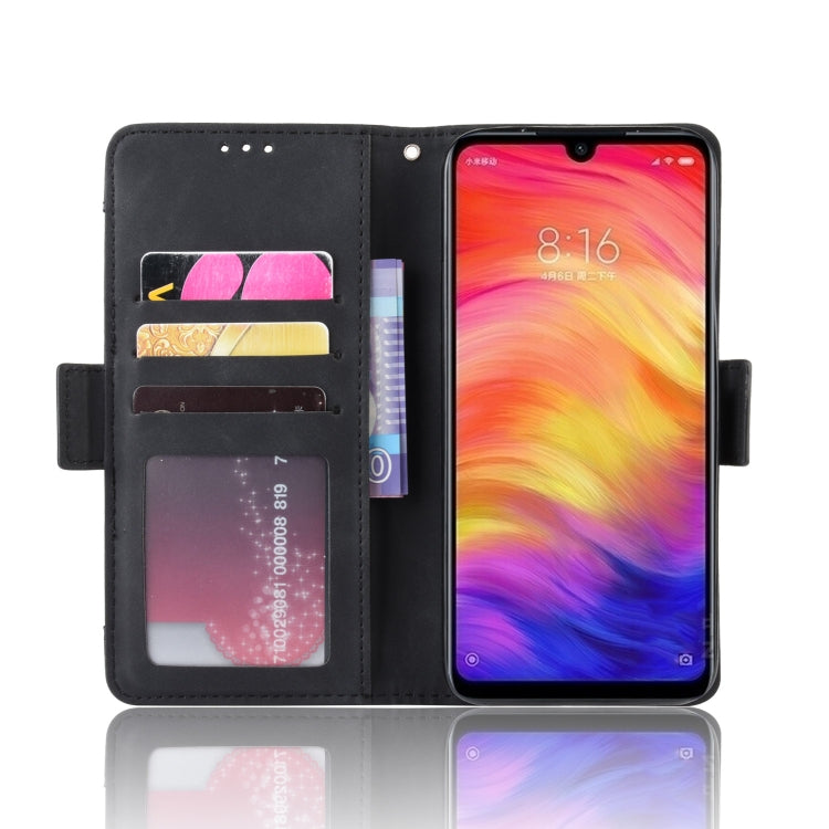 Wallet Style Skin Feel Calf Pattern Leather Case For Xiaomi Redmi 7,with Separate Card Slot