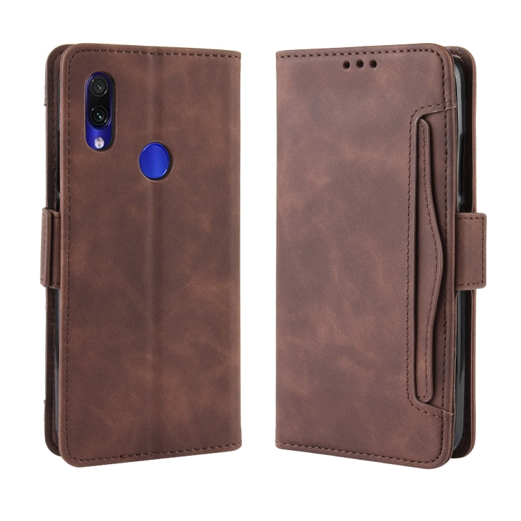 Wallet Style Skin Feel Calf Pattern Leather Case For Xiaomi Redmi 7,with Separate Card Slot