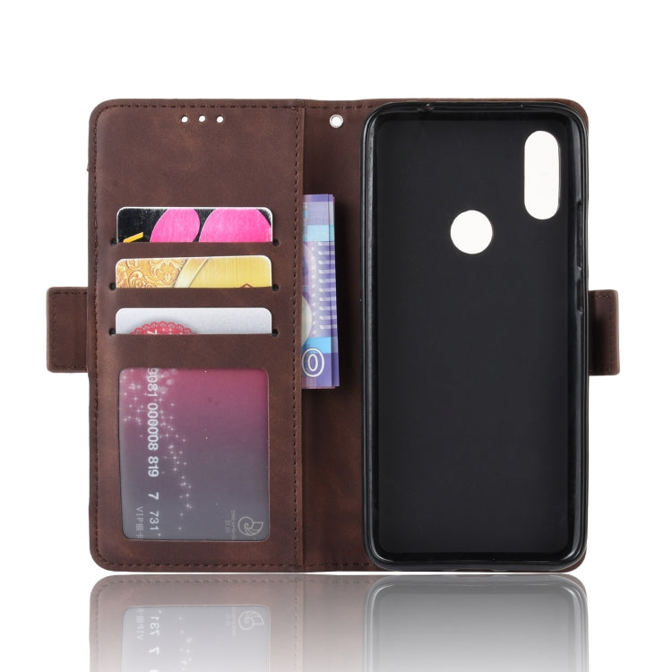 Wallet Style Skin Feel Calf Pattern Leather Case For Xiaomi Redmi 7,with Separate Card Slot