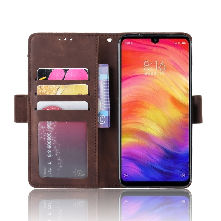 Wallet Style Skin Feel Calf Pattern Leather Case For Xiaomi Redmi 7,with Separate Card Slot