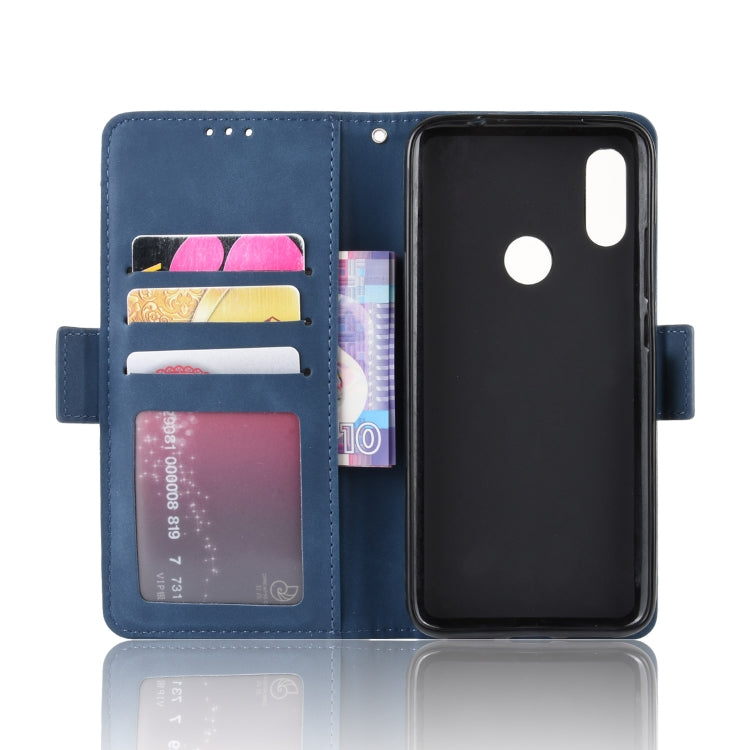 Wallet Style Skin Feel Calf Pattern Leather Case For Xiaomi Redmi 7,with Separate Card Slot