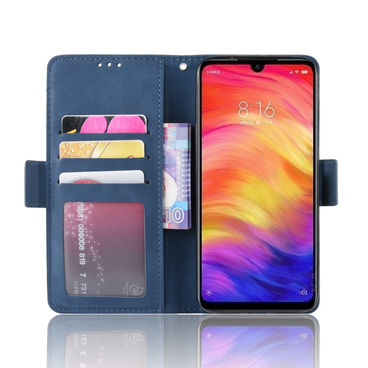 Wallet Style Skin Feel Calf Pattern Leather Case For Xiaomi Redmi 7,with Separate Card Slot