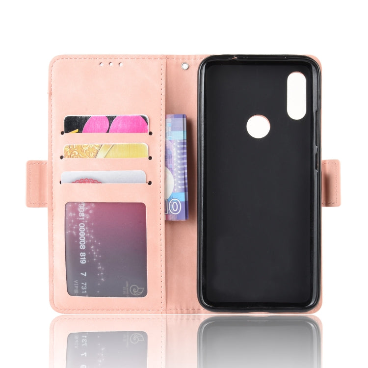 Wallet Style Skin Feel Calf Pattern Leather Case For Xiaomi Redmi 7,with Separate Card Slot