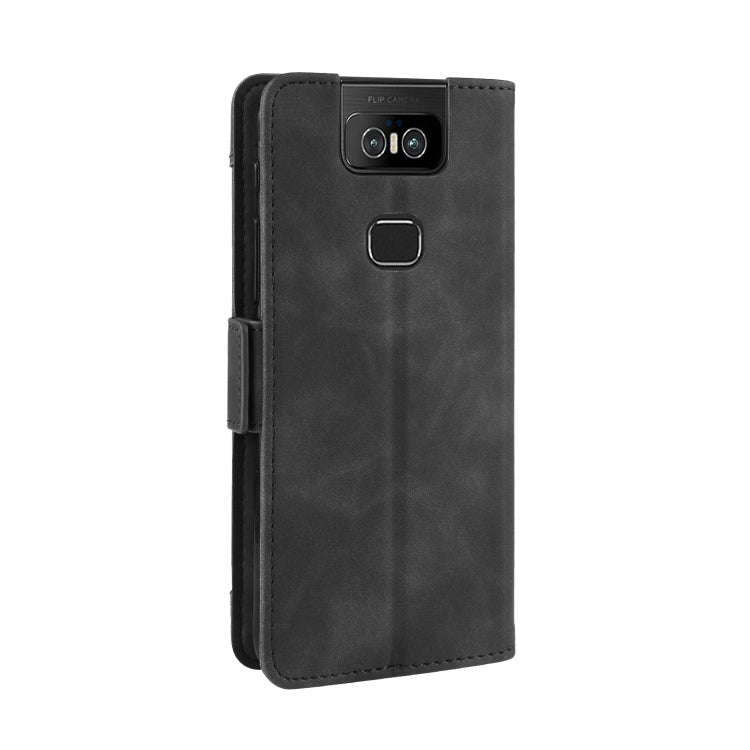 Wallet Style Skin Feel Calf Pattern Leather Case For Asus Zenfone 6 ZS630KL,with Separate Card Slot