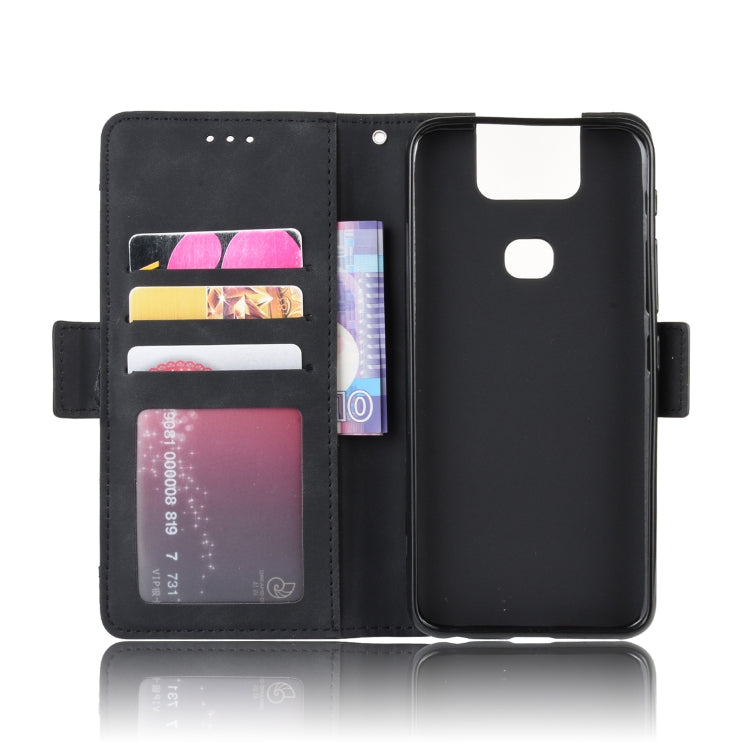 Wallet Style Skin Feel Calf Pattern Leather Case For Asus Zenfone 6 ZS630KL,with Separate Card Slot