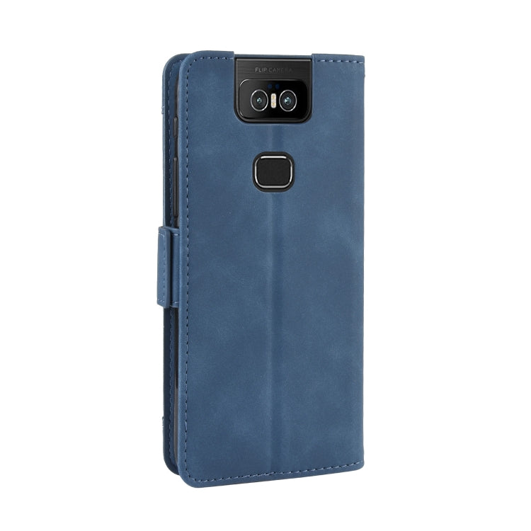 Wallet Style Skin Feel Calf Pattern Leather Case For Asus Zenfone 6 ZS630KL,with Separate Card Slot
