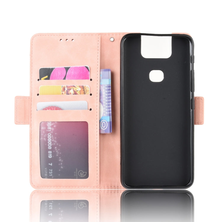 Wallet Style Skin Feel Calf Pattern Leather Case For Asus Zenfone 6 ZS630KL,with Separate Card Slot