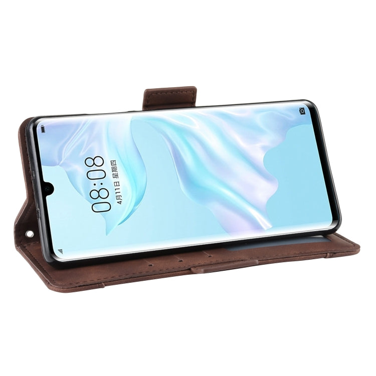 Wallet Style Skin Feel Calf Pattern Leather Case For Huawei P30 Pro,with Separate Card Slot