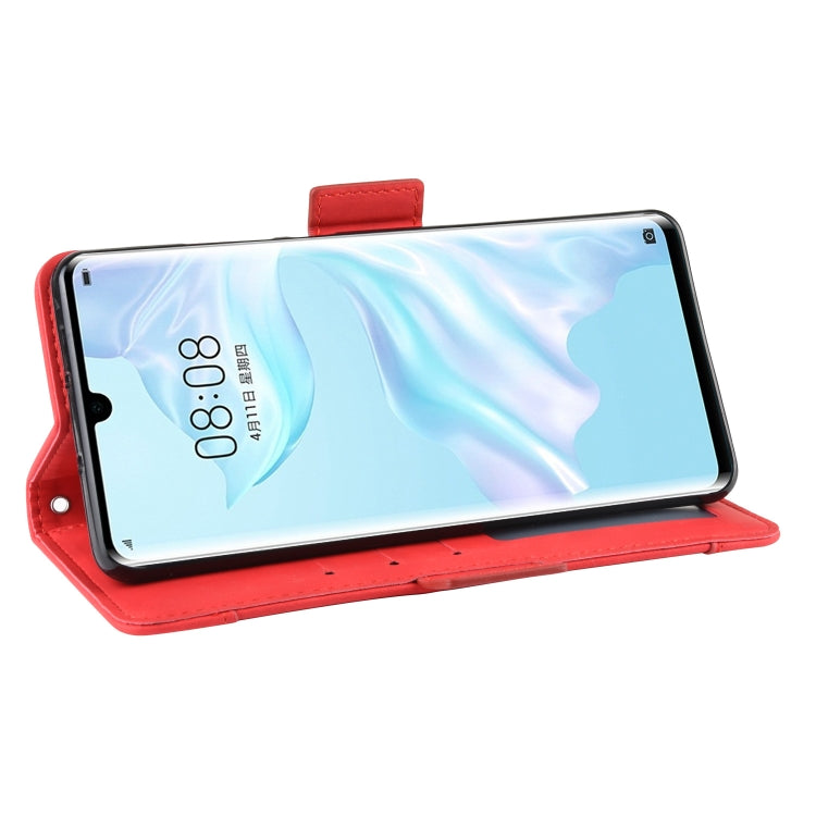 Wallet Style Skin Feel Calf Pattern Leather Case For Huawei P30 Pro,with Separate Card Slot