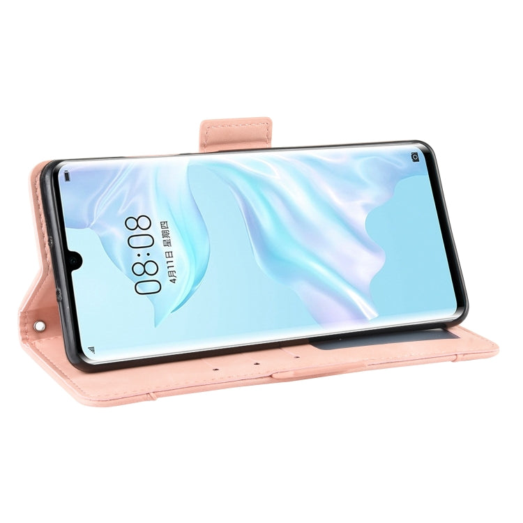 Wallet Style Skin Feel Calf Pattern Leather Case For Huawei P30 Pro,with Separate Card Slot
