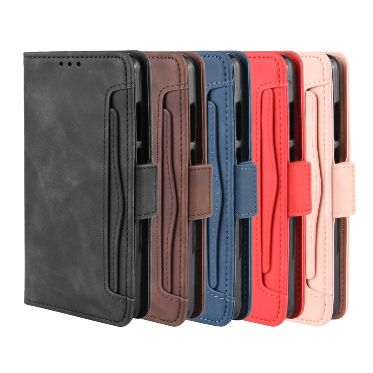 Wallet Style Skin Feel Calf Pattern Leather Case For Huawei P30,with Separate Card Slot